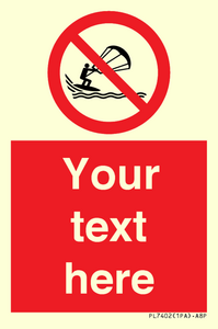 Custom No kite surfing